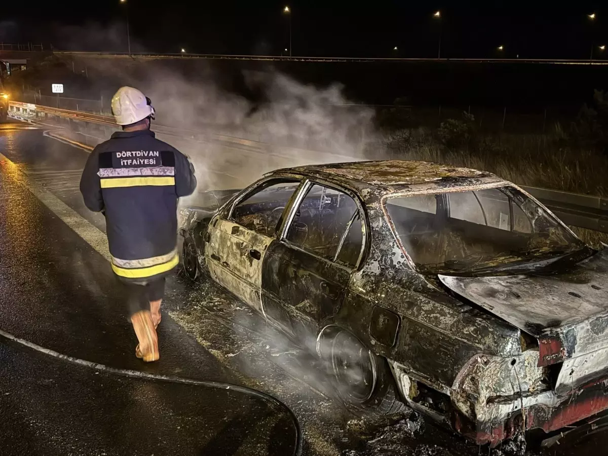 boluda seyir halindeki otomobil alev aldi Wjlta9B9.jpg