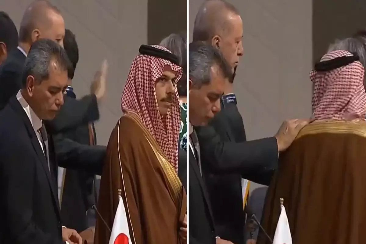 Cumhurbaşkanı Erdoğan, Suudi Arabistan Dışişleri Bakanı El Suud ile sohbet etti